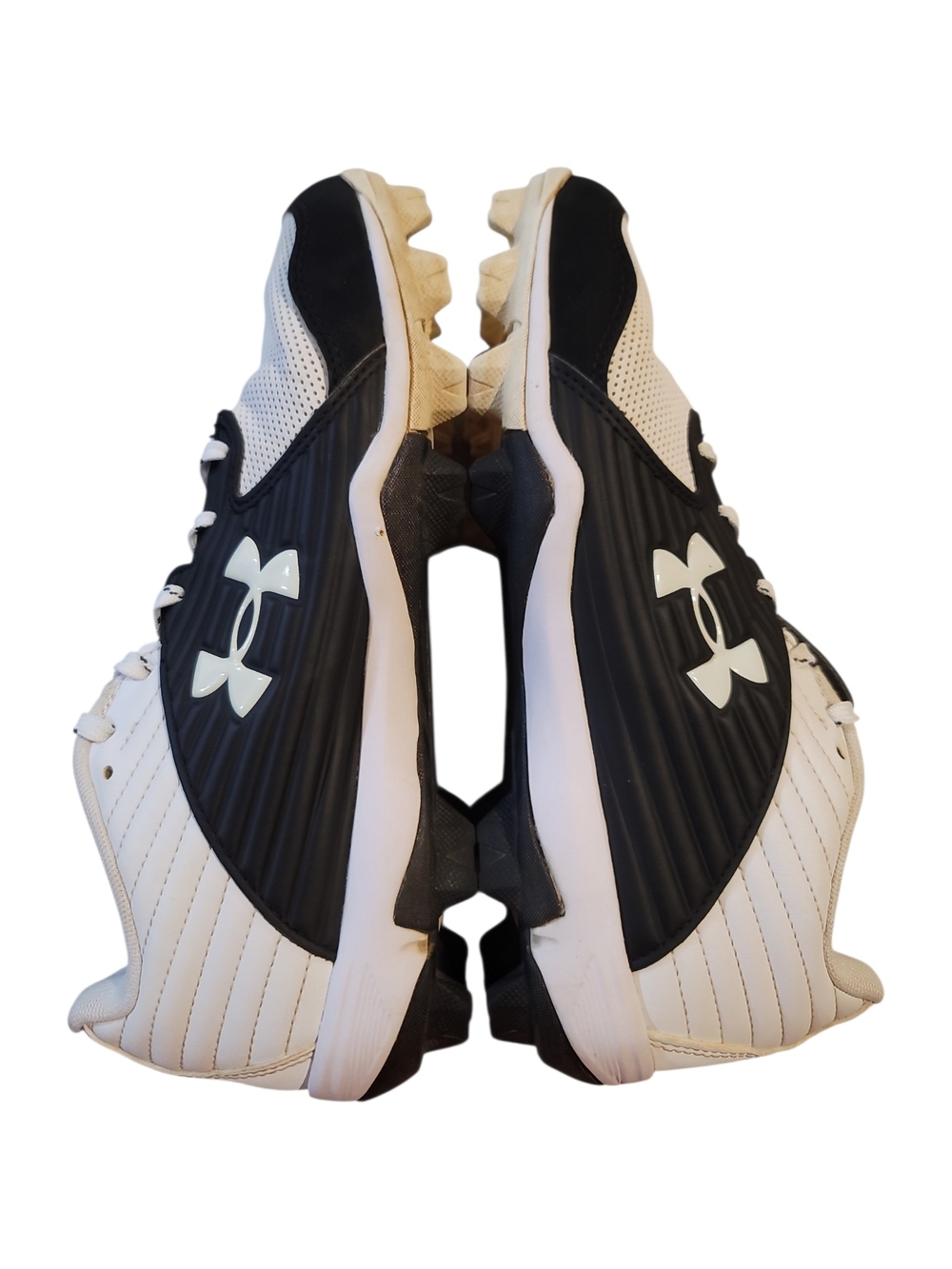 Under Armour Leadoff Baseball Cleats White/Black Men's 7